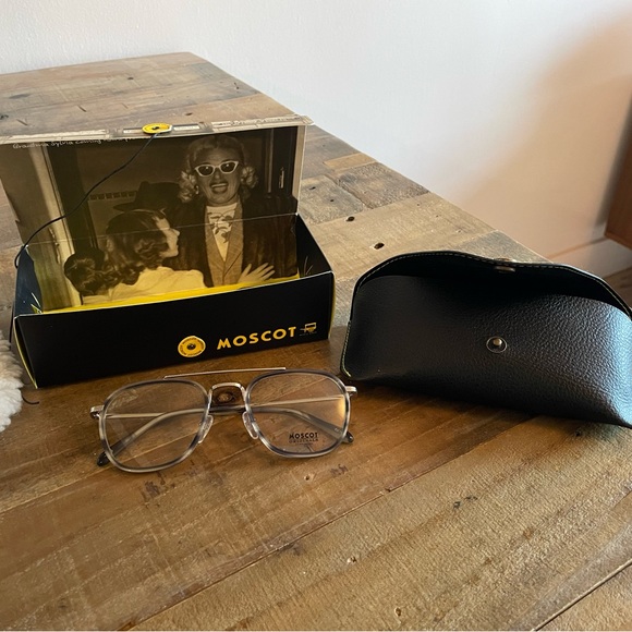 Moscot Originals Macher Grey/Tortoise/Silver Eye Glasses - Picture 2 of 11